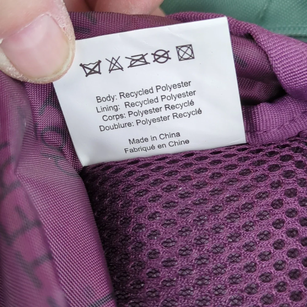 doTERRA Green Backpack Sustainable, Recycled Construction For Kitty Rescue!